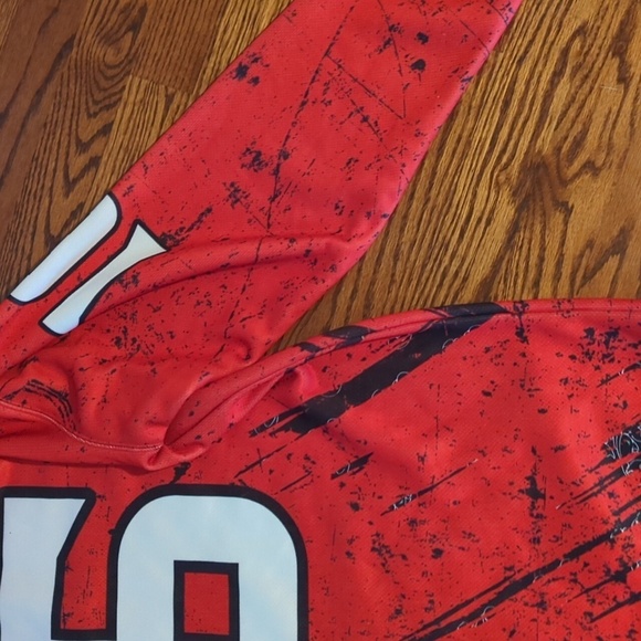 Cobra Kai Scorpions Hoodie Red and Black Hoodie Graphic Design Sz L - Picture 7 of 10